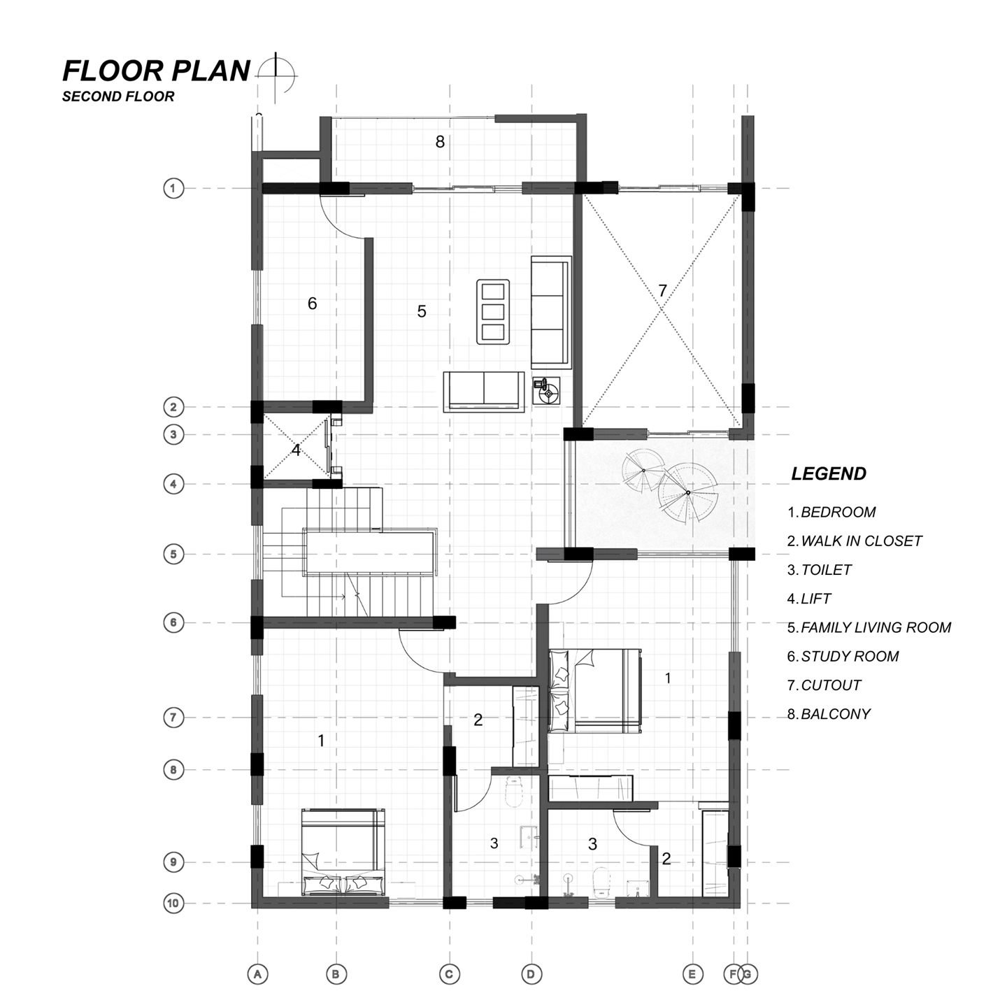 Mohan Reddy - Second Floor  Srinivasa House By Urban Architects