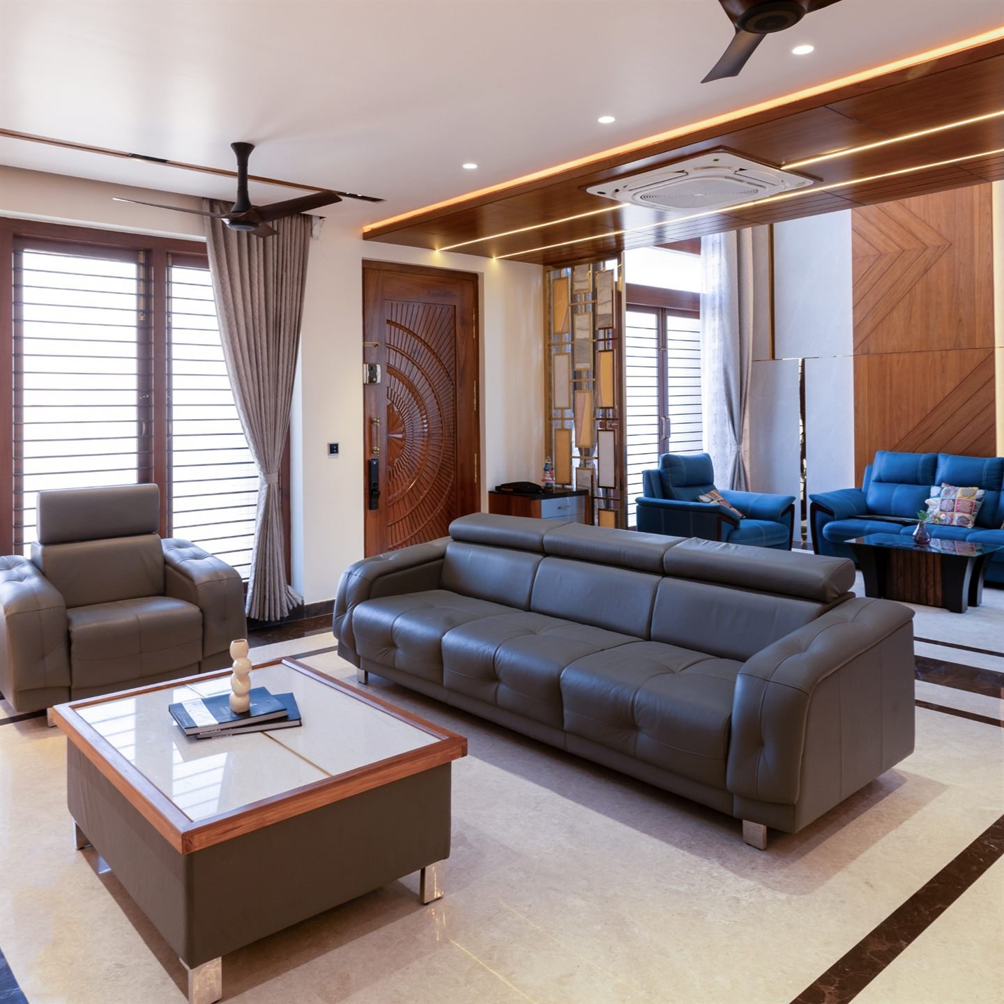 Mohan Reddy - Entrance Hall  Srinivasa House By Urban Architects