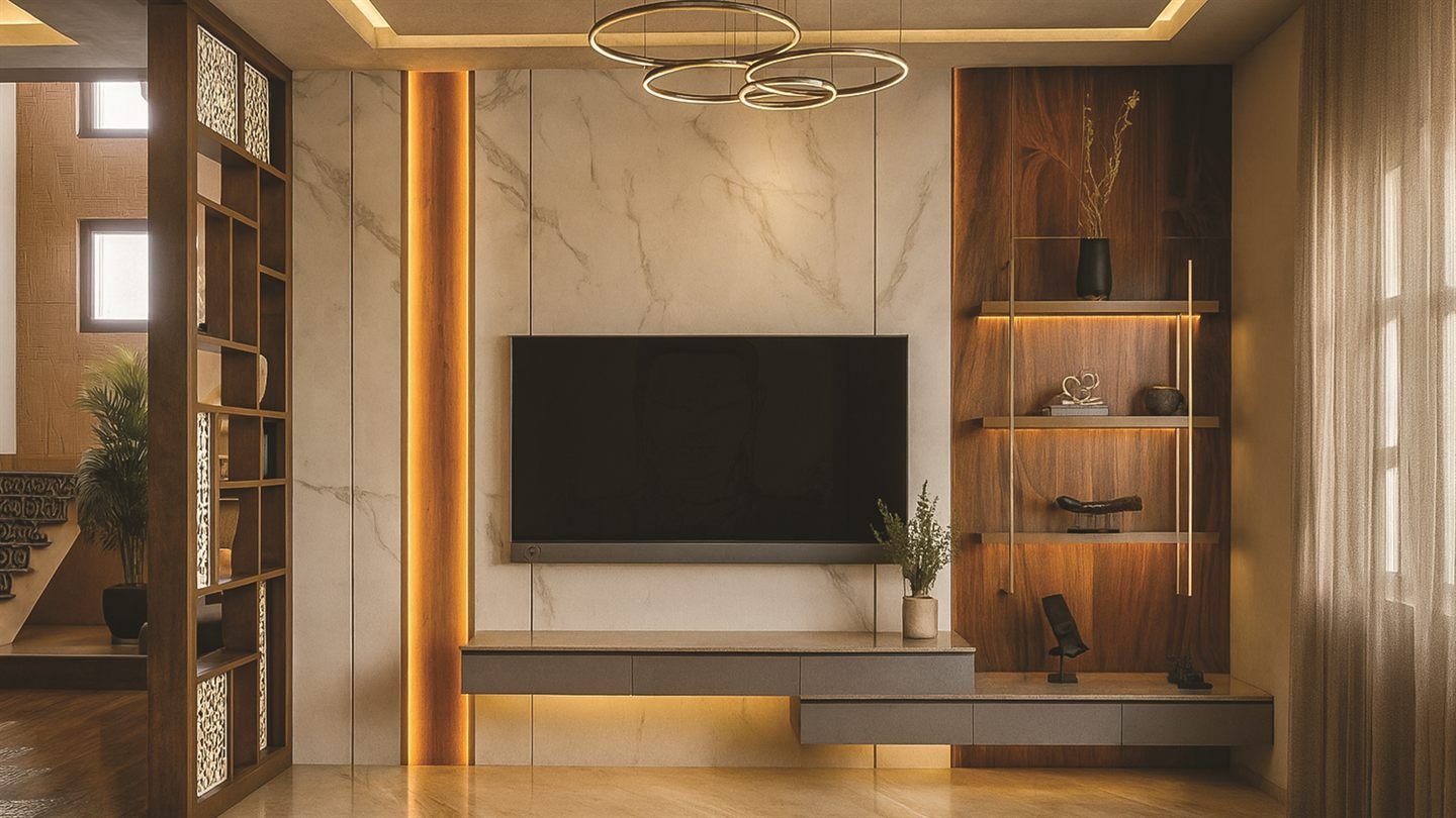 Shekar Interior - Hero Image  Tv Unit Shekaar