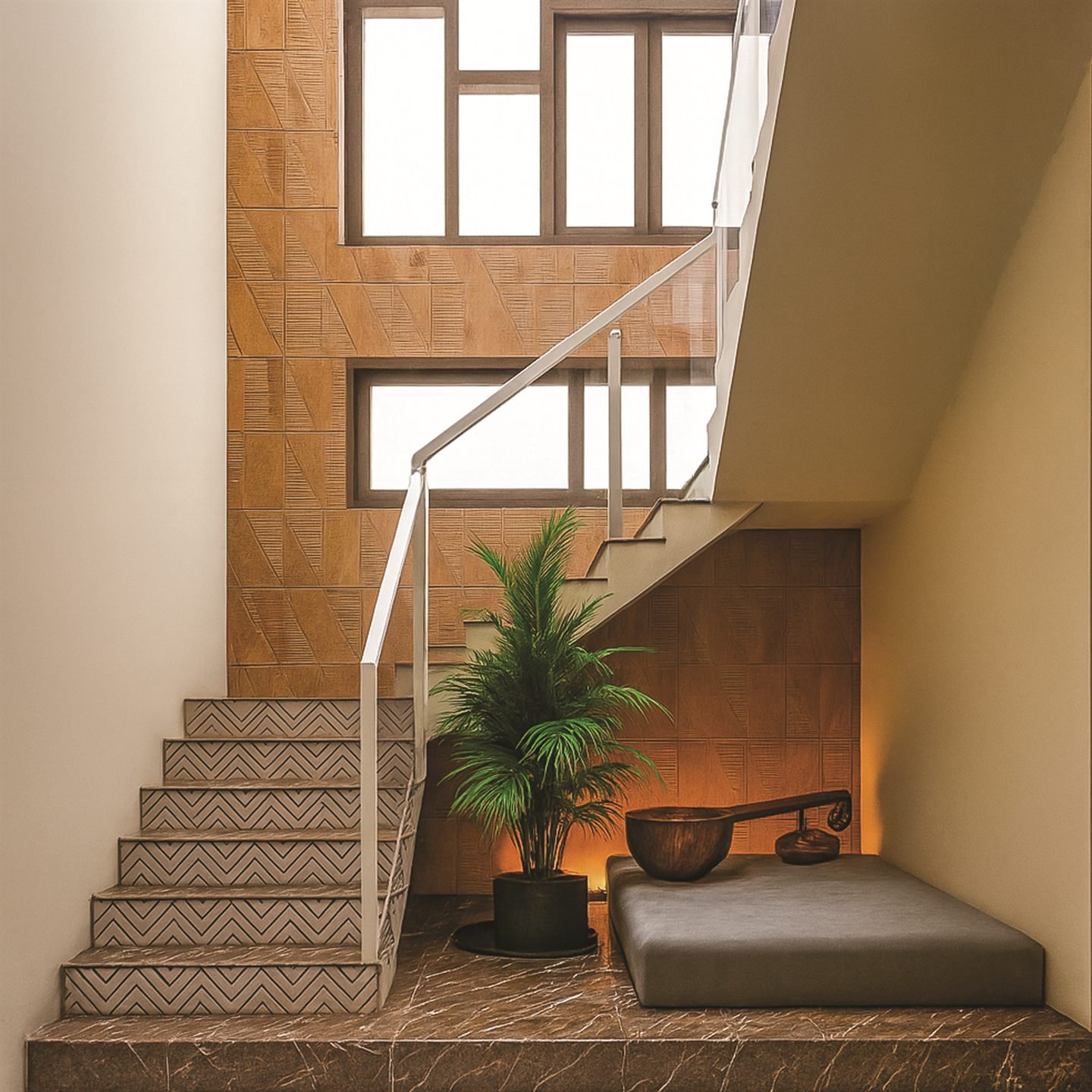 Shekar Interior - Stair Spiloover 1